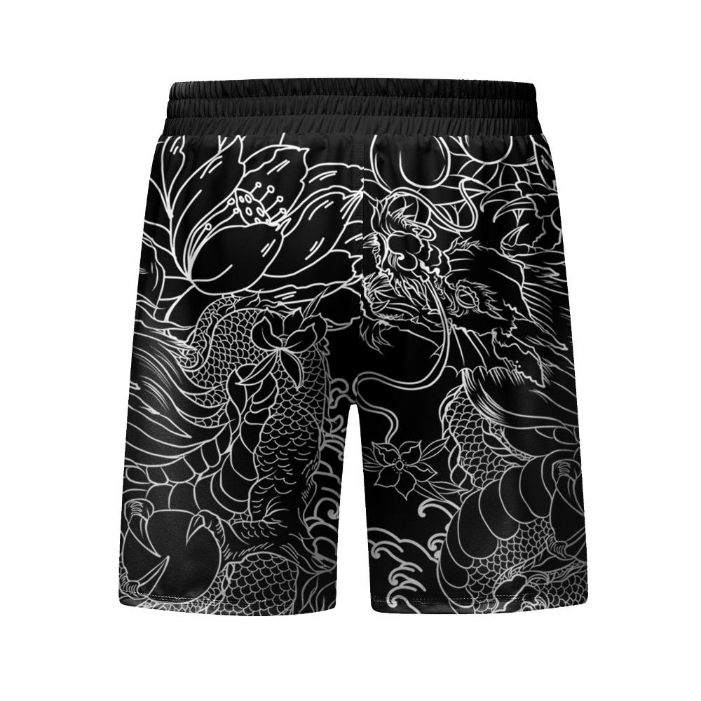 

Fitness Sportswear MMA Rash Guard Boxing No Gi Jiu Jistu T-Shirt+Shorts 4pcs/Sets Rashguard Men BJJ Muay Thai Tight Clothing 6XL
