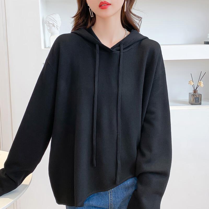 Felpa con cappuccio da donna MOKANA, elegante, a maniche lunghe, MKNJD3481