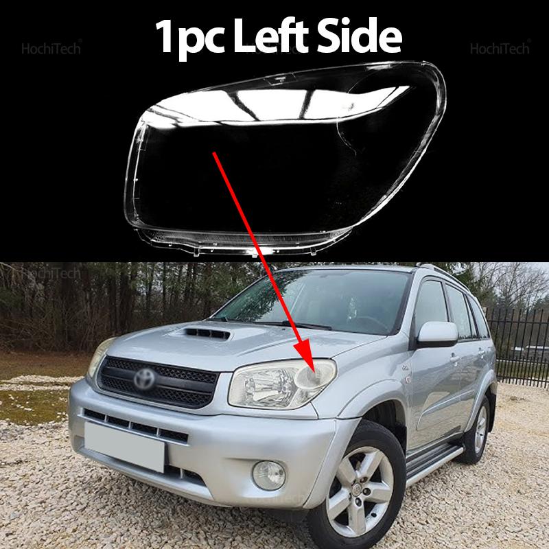 For Toyota RAV4 XA20 Facelift 2th 2004-2005 Headlight Cover Car Headlamp Lens Glass Replacement Front Lamp Shade Auto Shell