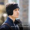Men's Winter Windproof Ski Earmuffs: Double-Layered, Head/Back-Mounted for Outdoor Sports.