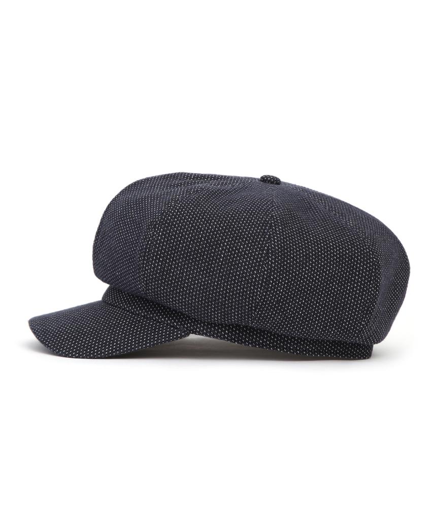 Eondeokeonteulolseutyudio Cotton Hunting Cap Castro Beret / Stitch / Navy