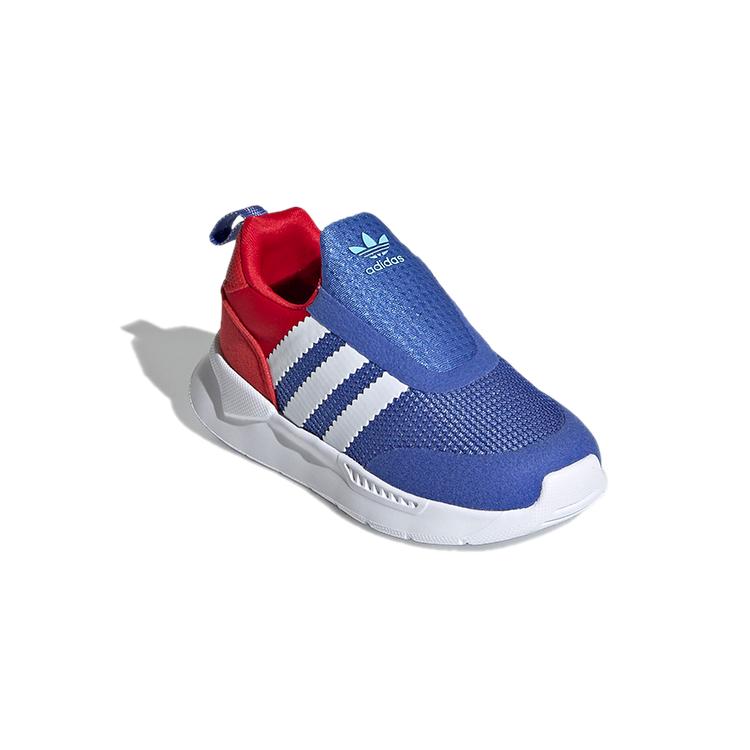 Adidas Originals ZX 360 I Slip on Abrasion Resistant Low top Toddler Shoes Blue Red Infant And Toddler FX4942