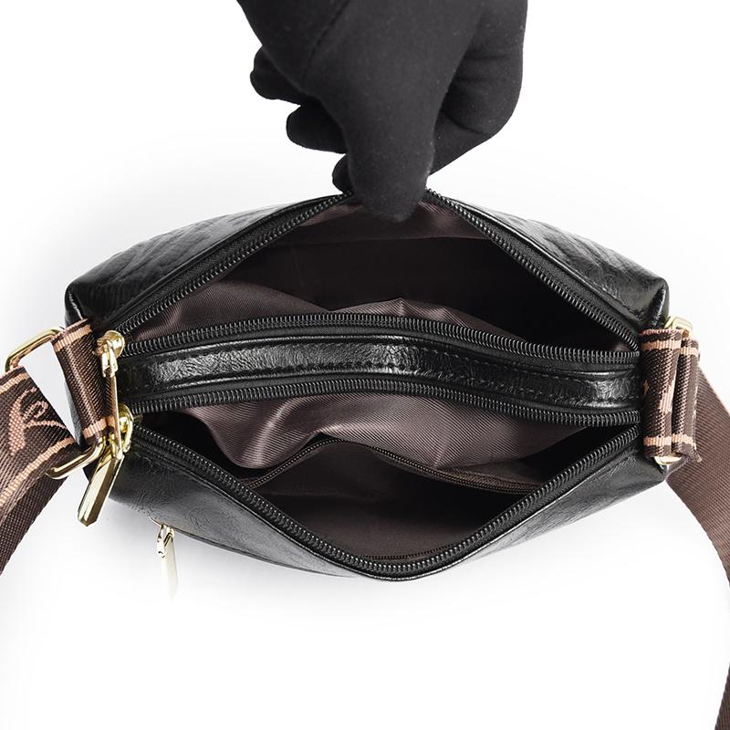 Luxury Retro Floral Embossed Leather Crossbody Bag for Women – Fashion Shoulder Bag with Wide Strap, Casual Daily & Travel Handbag