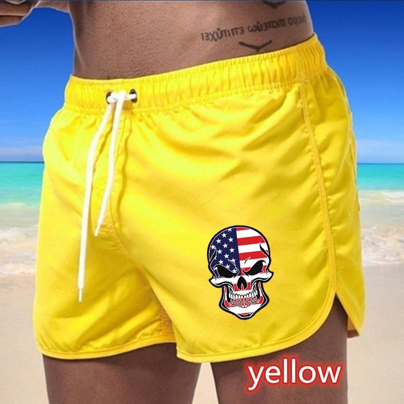 BBK-45 2025 Summer Men's Quick-Drying Swim Trunks Sports Pants Swimwear Beach Shorts Jogging Shorts