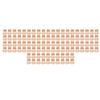 100pcs Flower Shape Binder Clips Strong Clamping Force Metal Cute Paper Clamps for Document Tickets Rose Gold