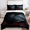 Horror Movie Bedding 3 Piece Set HD Print Duvet Cover Pillowcases for Teens Adult Bedroom Decoration Christmas Gift C3187