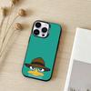 Cartoon P-Perry The Platypus Phone Case For iPhone 17,16,15,14,13,12,11,Pro Max,Plus Candy Silver Cover