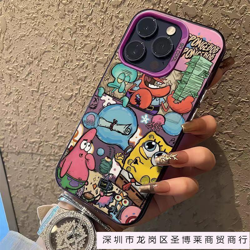 Crab roe burger is suitable for Apple 16Promax mobile phone case personalized vitality case iPhone15/14/13 European and American style 12