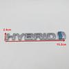 3D ABS HYBRID Car Letter Fender Rear Bumper Trunk Side Emblem Sticker Badge Decal Styling Auto Accessories