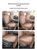 Suede Saddle Pad Seat Cover for 26 Leapmotor C11 Models - Perforated, Breathable, and Car Seat Cushion