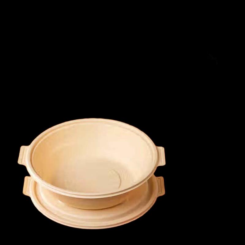 Biodegradable Corn Starch Round Food Container