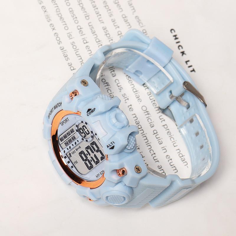 Unisex Sports Digital Watch With Led Lcd Backlight For Students And Athletes