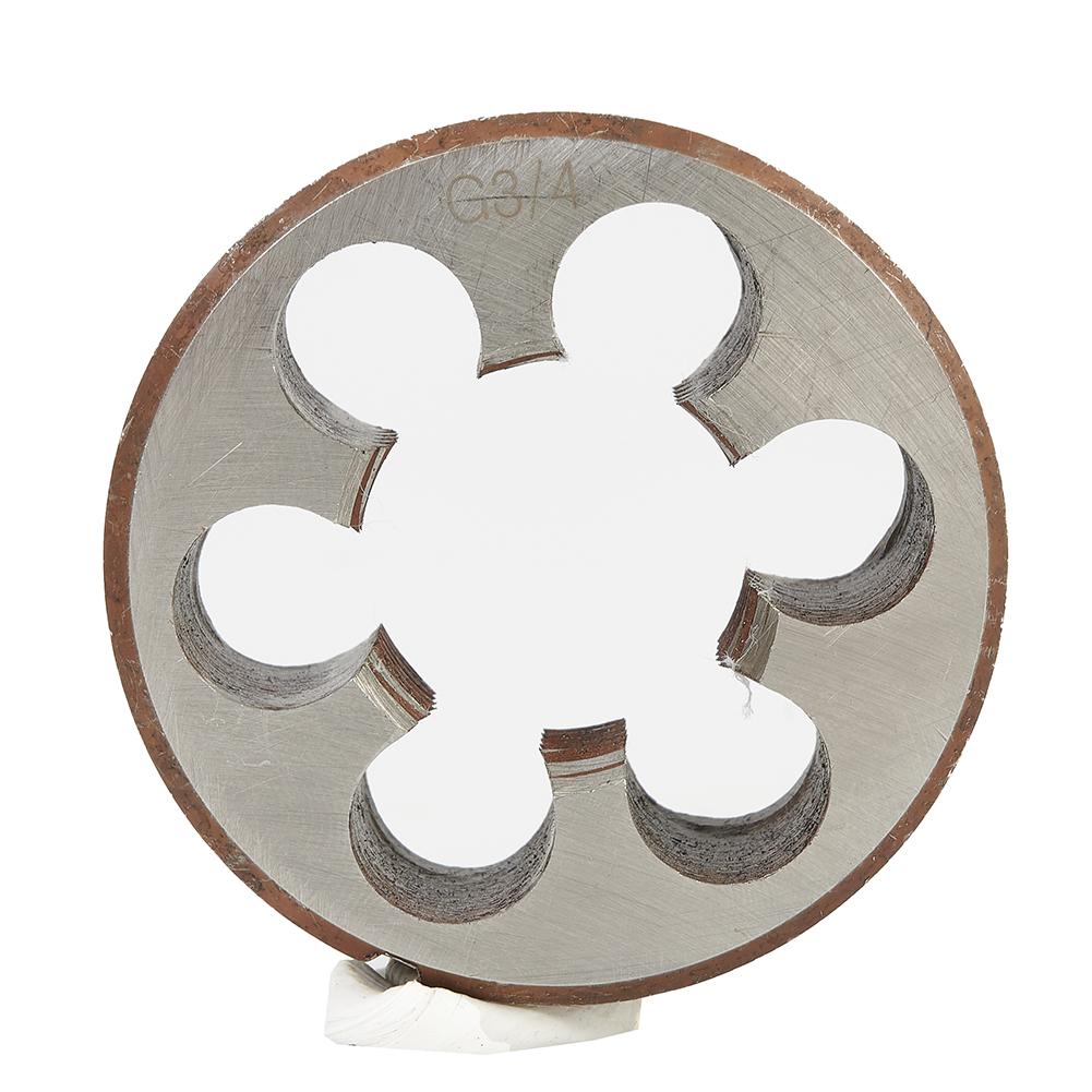 Right Hand Thread Die HSS Pipe Threads Round Dies BSP 1/8 1/4 3/8 1/2 3/4 Size Metal Thread Tool Metric Thread Die