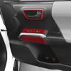 12Pcs Red Carbon Fiber Interior Door Control Kit Cover Trim For Toyota Tacoma
