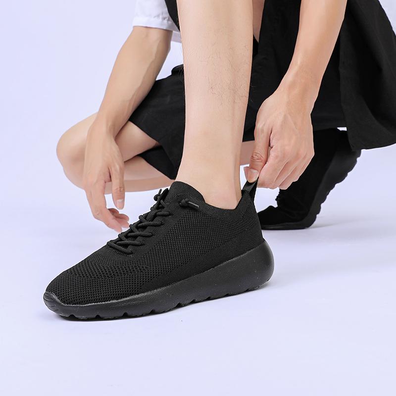 Men's Running Shoes Breathable Man Sports Sneakers Lace Up Comfort Casual Walking Shoes Athletic Training Footwear