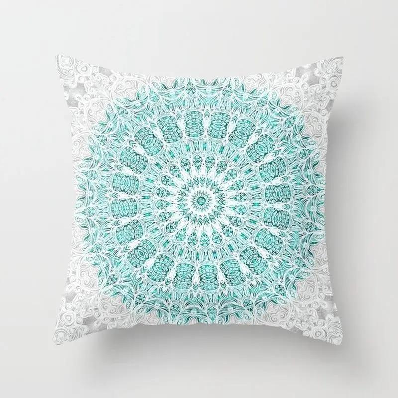 

Home Decor Fashion Simple Pillowcase Mint Green Chair Sofa Car Pillow Farmhouse 30x30CM(12x12in)