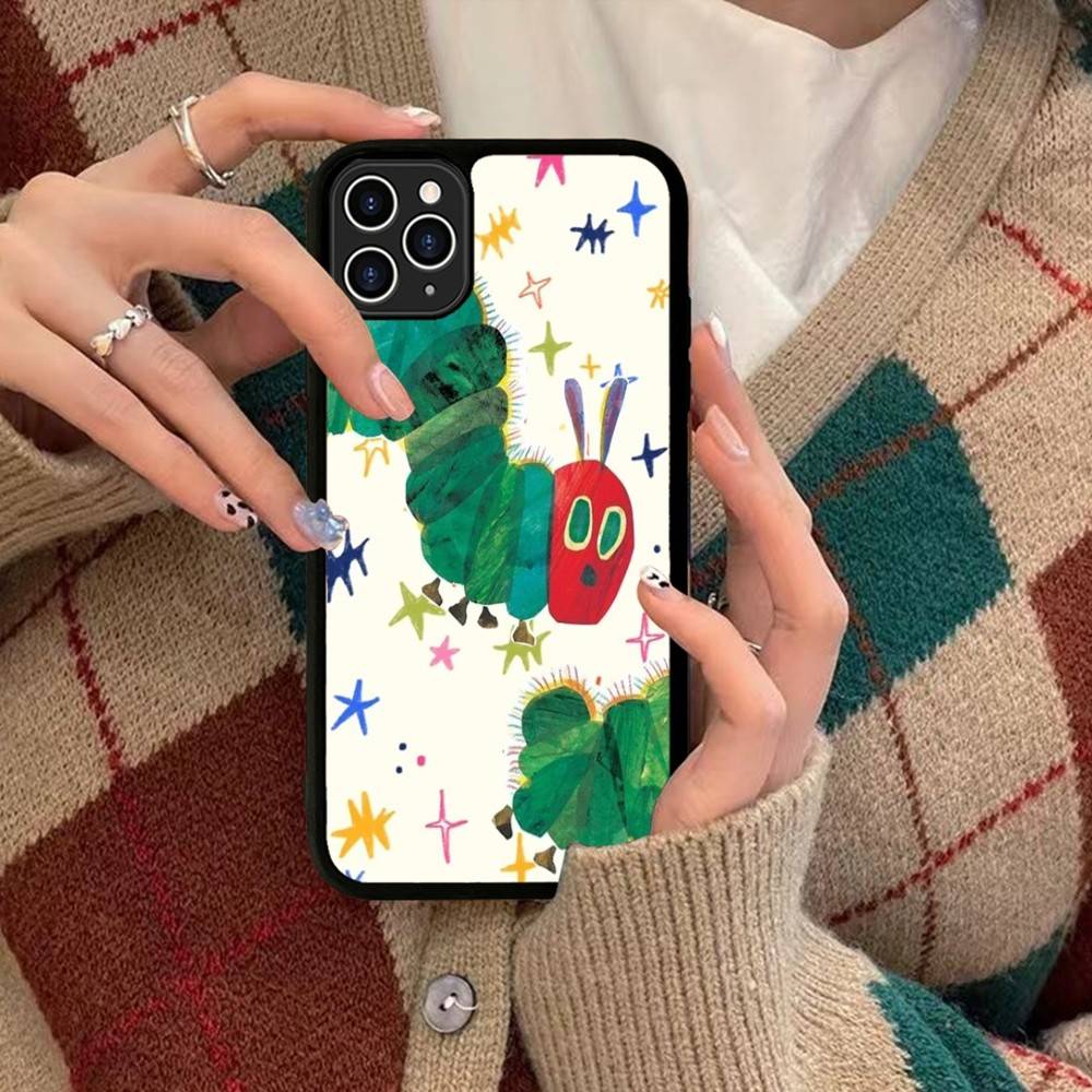 The Very Hungry Caterpillar For IPhone 17 16 15 14 13 Pro 12 11 Pro Max Hard PC+TPU Phone Cases Back Cover