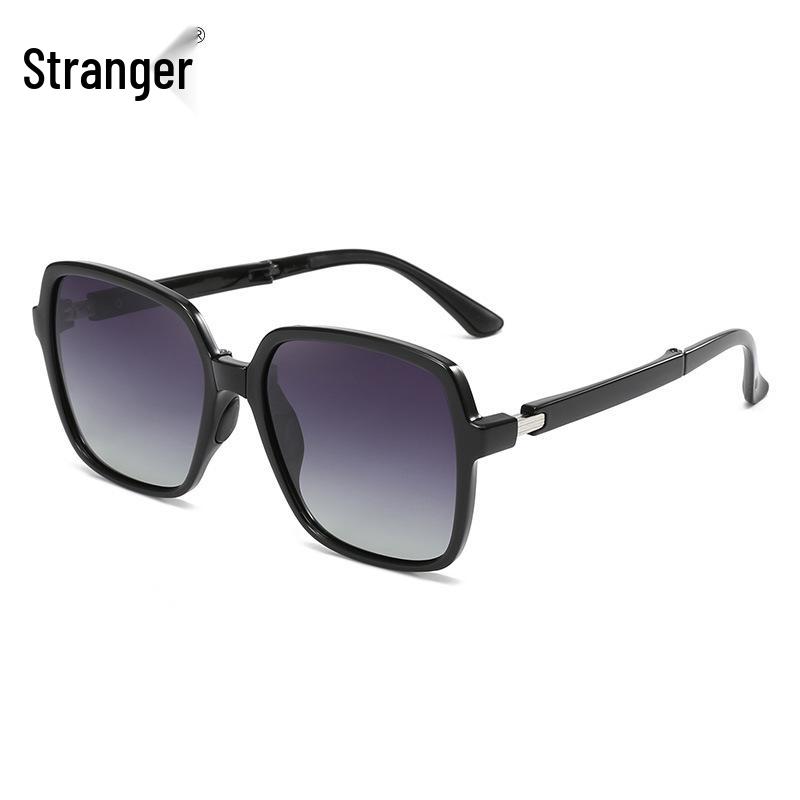 TRP20330 Banana 5th Gen Foldable Polarized Large Frame Blush Sunglasses with UV Protection