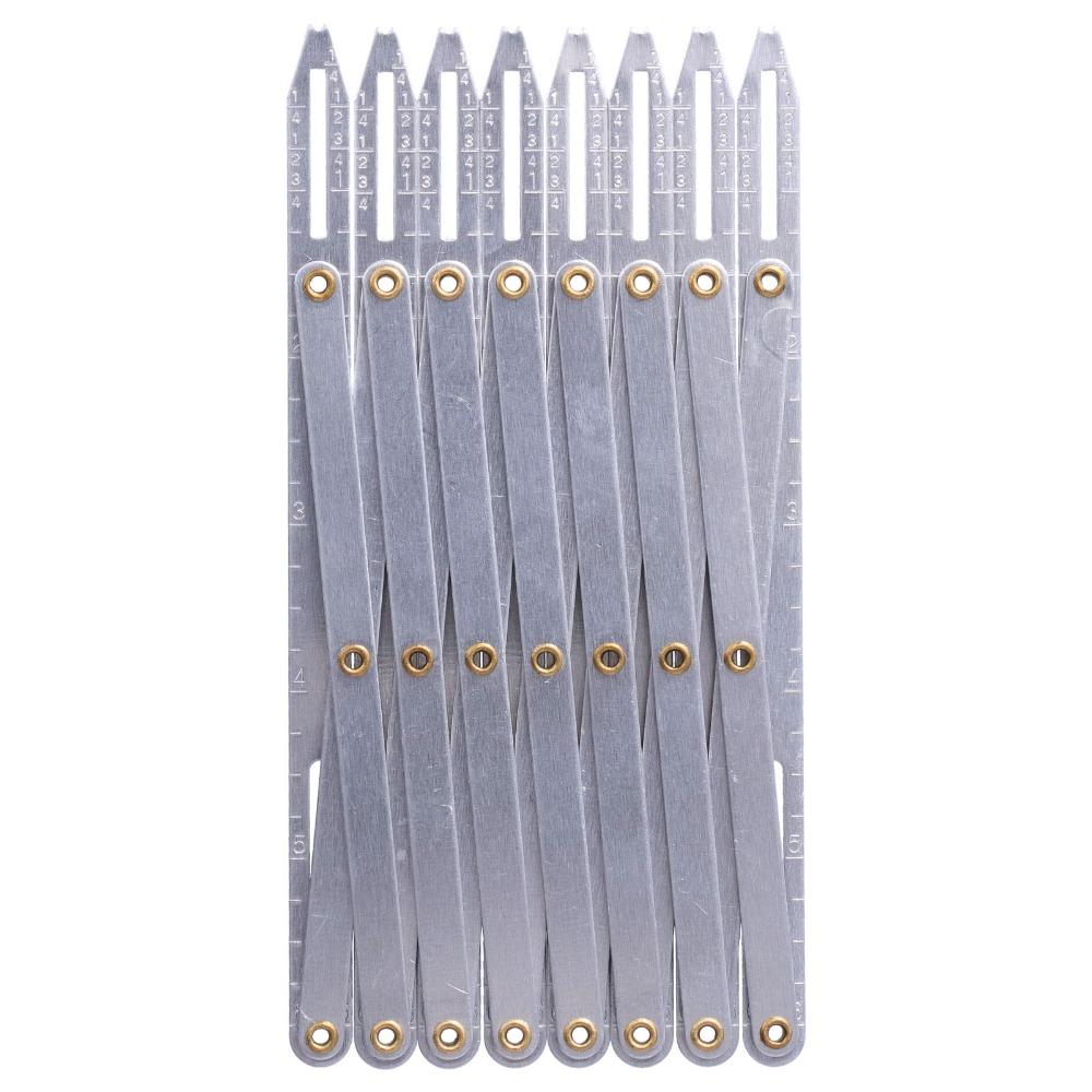 Equidistant Measuring Aluminum Sewing Gauge Marking Tool Adjustable Length Gauge  Household Use