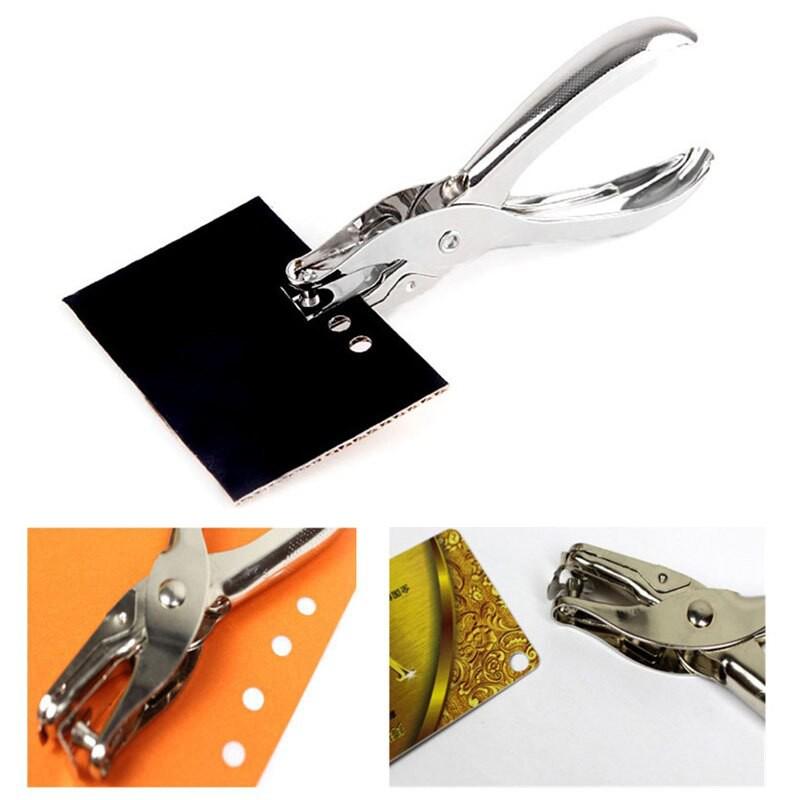 6mm Single Hole Punching Machine Punching Pliers Capacity 16mm Throat Depth Stationery Manual Book