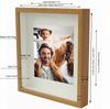 Ramka Na Zdjęcie 3D Głęboka Box Przestrzenna 28X28 Cm Kwadratowa Dębowa