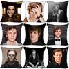 Hot Evan Peters Star Pillow Case For Home Decorative Pillows Cover Invisible Zippered Throw Pillowcases 45X45Cm