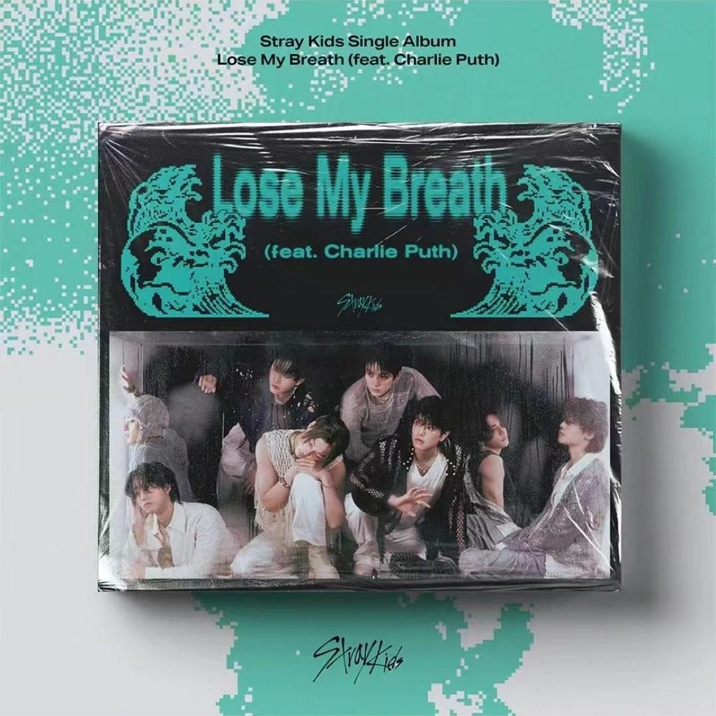 Straykids-LOSE MY BREATH (FEAT. CHARLIE PUTH) CD SINGLE,with AsiaPopGang Photocard