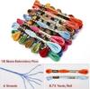 24/78 Colors Cross Stitch Thread 8 Meters Gradient Color Embroidery Floss Home Sewing Craft Thread DMC Colors For DIY Embroidery