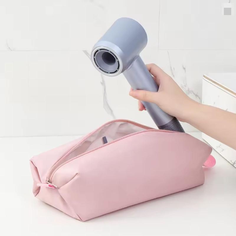 Portable Travel Hair Dryer And Curling Iron Organizer Waterproof Storage Bag Polyester Dustproof Storage Container