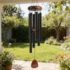 Clear Sound Wind Chime Metal with 6 Aluminum Tubes Garden Hanging Chimes
