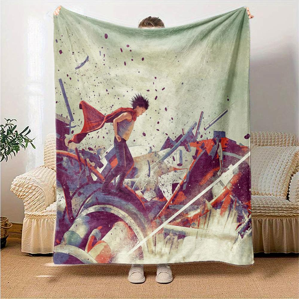 Akira Flannel Blanket, High Quality Comfortable for All Seasons, Home Decor, Warmth and Comfort