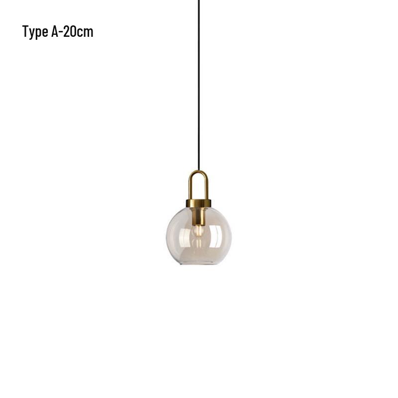 Nordic Modern Glass Cordless Pendant Light