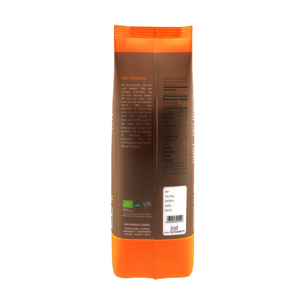 Rice Red (750 G), Organic Red Rice, Truefarm