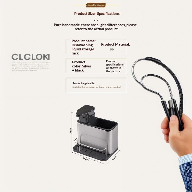 3 in 1 Cucina Acciaio Inossidabile Stoviglie Dispenser Sapone Porta Spugna Organizzatore Lavello Griglia Drenante Per Lavelli da Cucina