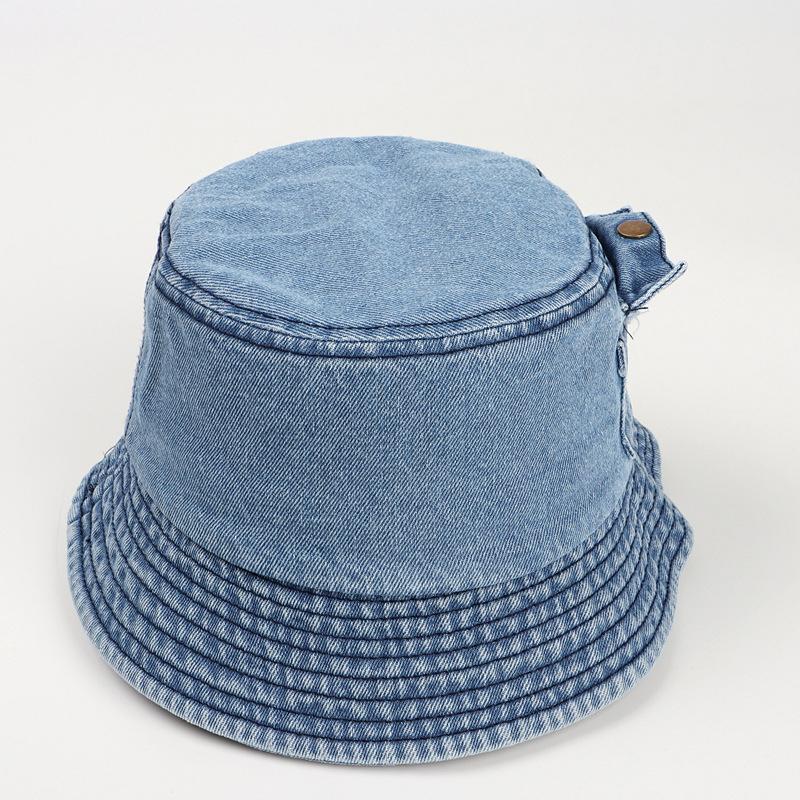 New Casual Retro Denim Basin Hat Fashionable Sun Protection And Sunshade Hat