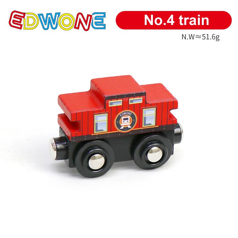1pcs Magnetic Train Toys Wooden Train Locomotive Car Truck Railway Accessories Fit for Wooden Tracks Toys for Kids Gifts