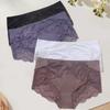 4 Pcs Women Sexy Plus Size Brief Lace Comfortable Breathable French Panties 0Xl-5Xl-88709-1