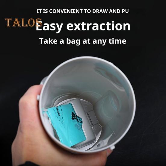 Cat Litter Scoop Portable Cat Litter Scoop Holder with Trash Container Cat Poop Sifting Shovel with Waste Bags for Indoor Cats