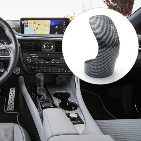 Carbon Fiber ABS Gear Shift Knob Head Cover Trim For Lexus IS250 IS350 RX350