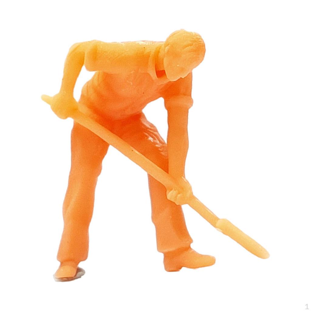 1/64 Construction Scene Figure Collectibles Ornament Photo Props Kids Adults Toy