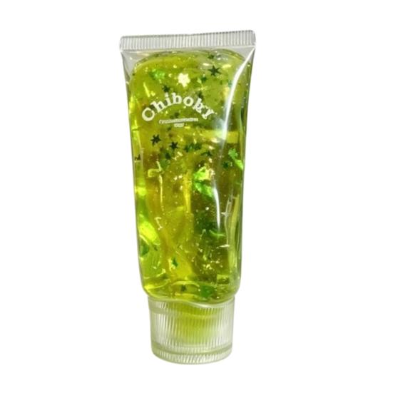 Facial Cleanser Stress Relief Toy with Glitter Slow Rising Face Wash Squeeze Toy