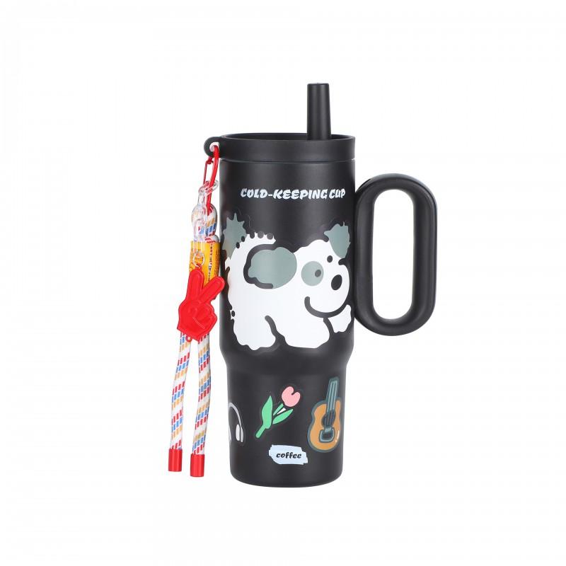 316 Stainless Steel Insulated Travel Mug With Handle 710ml Large Capacity Car Cup Office Outdoor Home Use