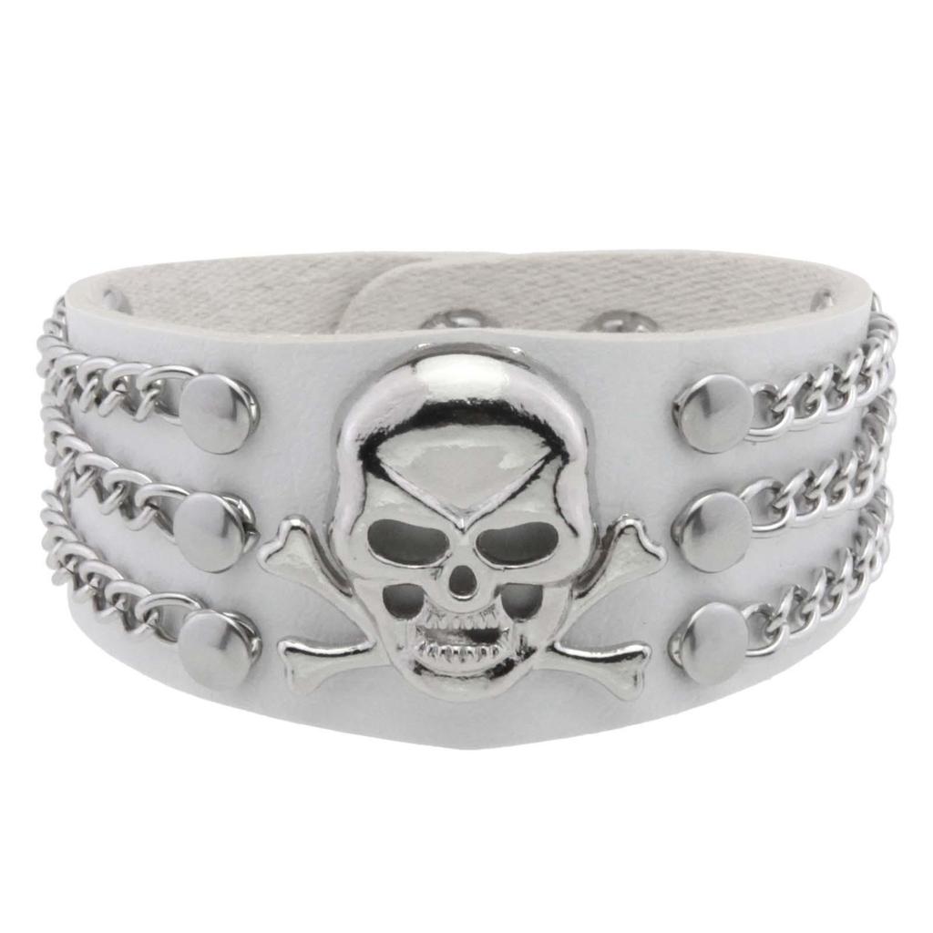 European & American Punk Skull Rivet Bracelet - Trendy Rock Nightclub Style