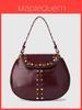 Punk Single Shoulder Bag With Rivets For Daily Use And Fashion Enthusiasts