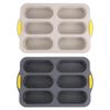 Durable 6 Unit Silicone Cake And Hot Dog Molds Dishwasher Safe Durable Kitchen Bakewares For Hassle Release Cleaning