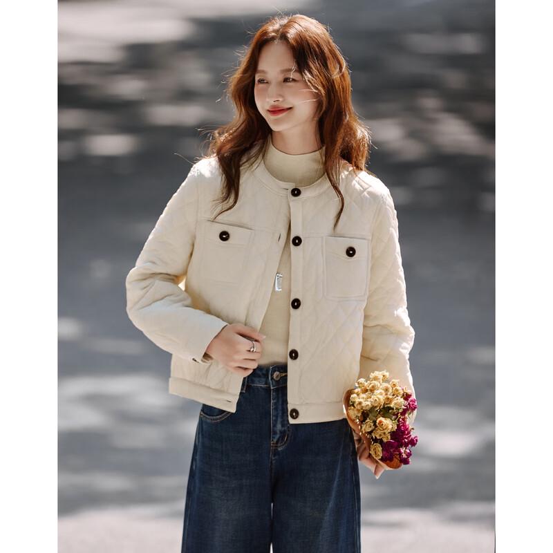 Elegant Quilted Winter Cotton Coat for Women