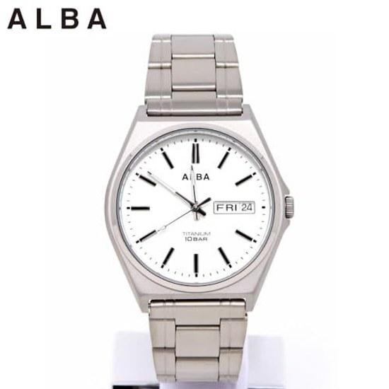Seiko Uhr Alba Herren Quarz Titan Alltag Erhöhte Wasserdichtigkeit (10 Atmosphären) Analog (Titan AEFJ412)