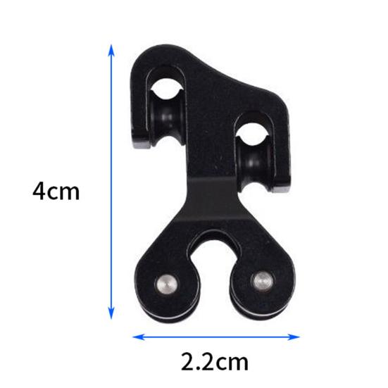Splitter Bowstring Slider Composite Bowstring Divider Aluminum Alloy Archery Cable Slide