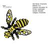 Unique Shelf Display Item 3D Printed Articulated Bee Figure Toy, Keychain Ornament, Posable Mechanical Customizable Poseable Insect Figurine