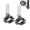 Lightronic Pipe Bracket, Motorcycle Bumper Mount Fokclamp LED Work Light, Backlight Dedicated Stay, Stainless
